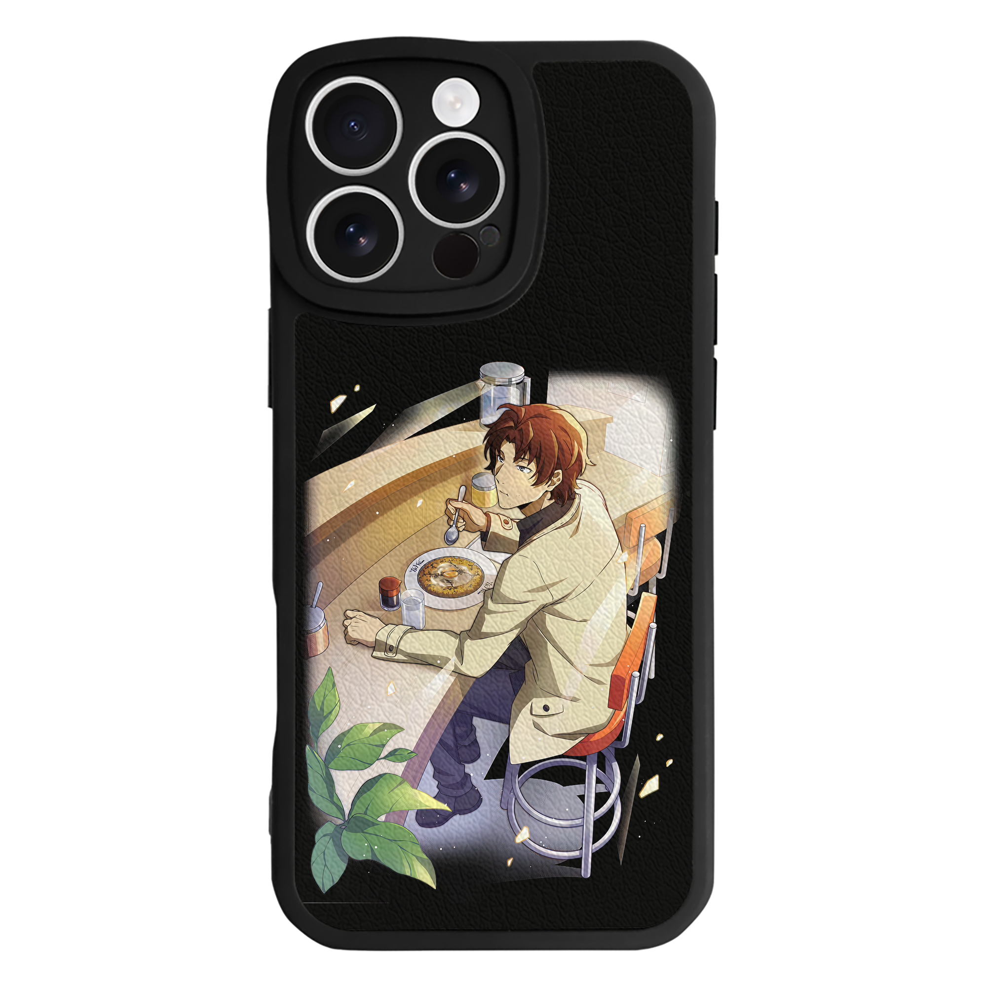 （画像用） 文豪ストレイドッグス Bungo Stray Dogs 【iPhone 16シリーズ対応】シリコンスマホケース（レザー調） 材質：シリコン